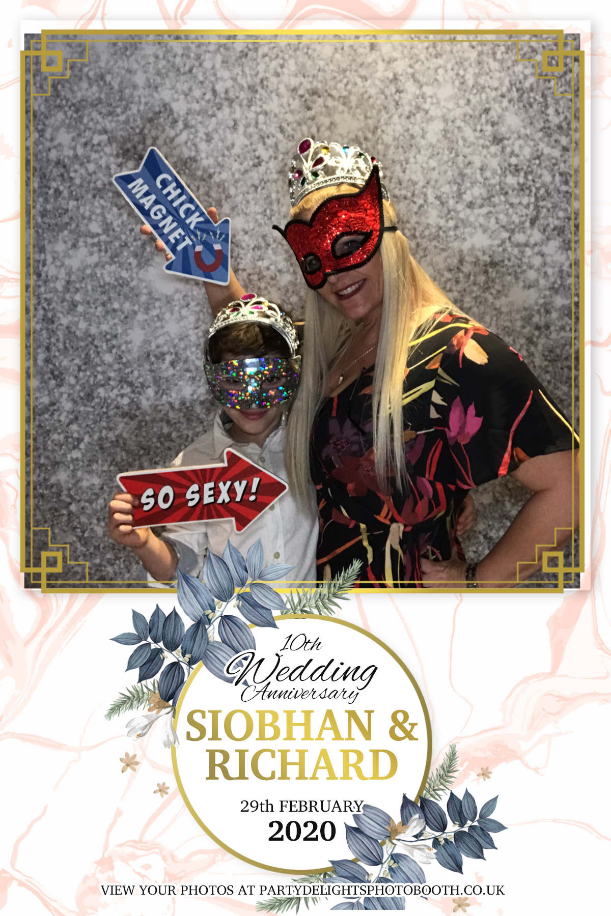 Siobhan and Richards Vow renewal  | View more photos from the event at gallery.partydelightsphotobooth.co.uk/u/PartyDelightsPhotoBooth/Siobhan-and-Richards-Vow-renewal